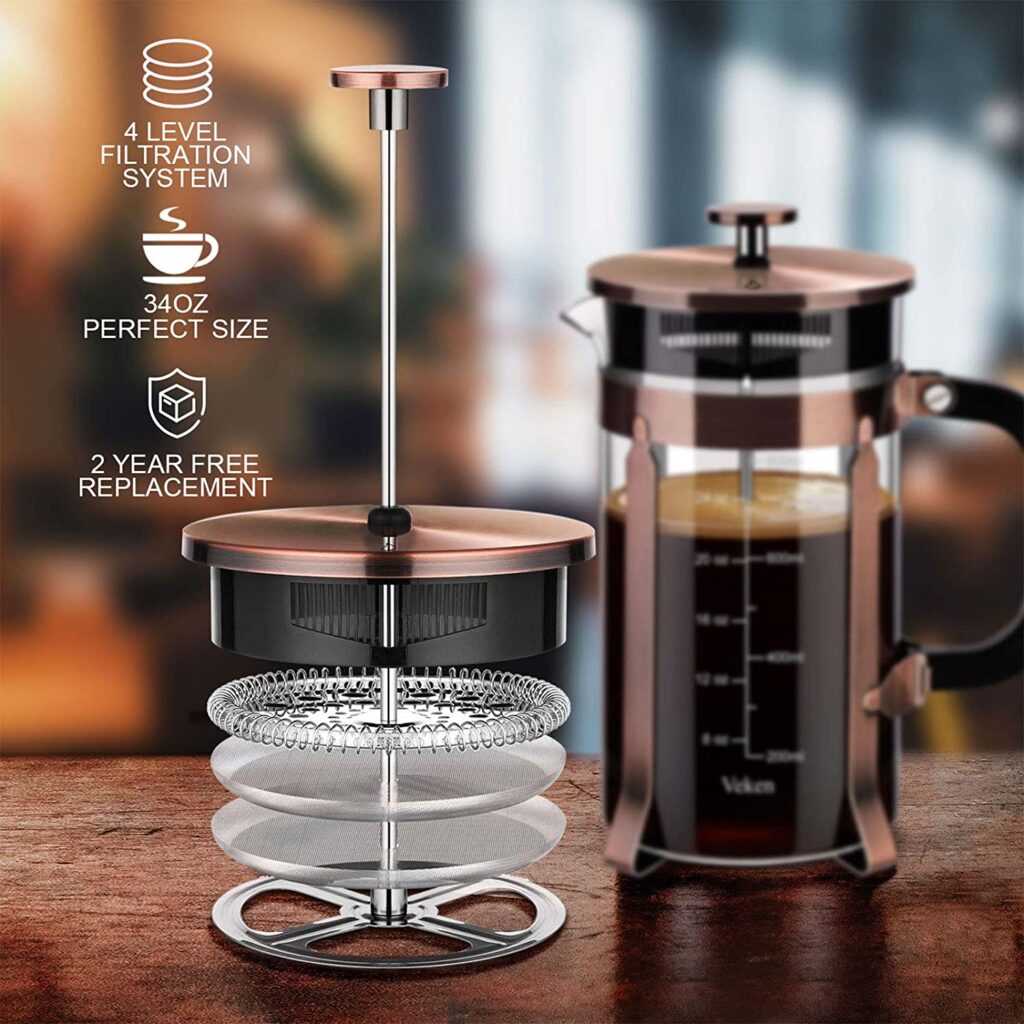 Veken French Press Coffee Maker Oz Karl The Fog Coffee