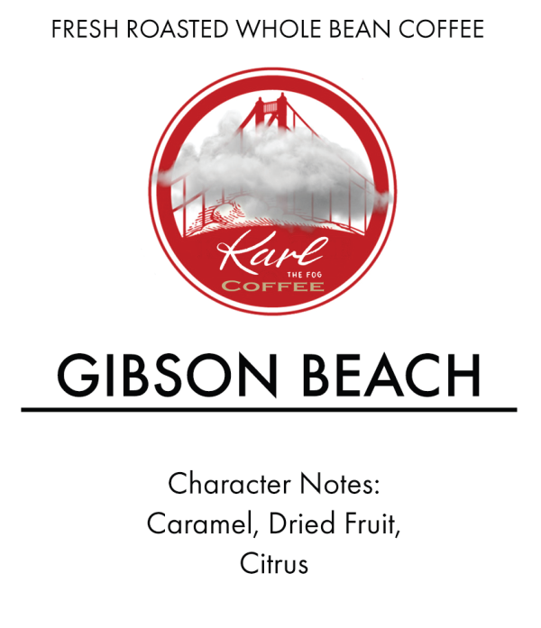 Gibson Beach Label