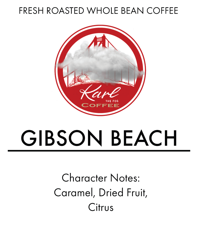 Gibson Beach Label