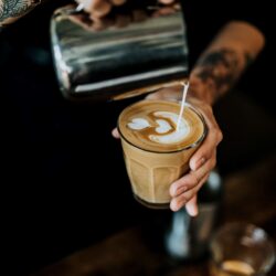 coffeebean latte art 1
