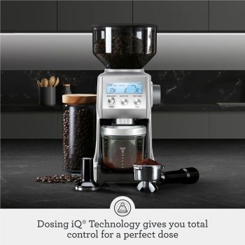 Breville BCG820BSS Smart Grinder Pro, 18 oz Coffee Bean Capacity, Brushed Stainless Steel