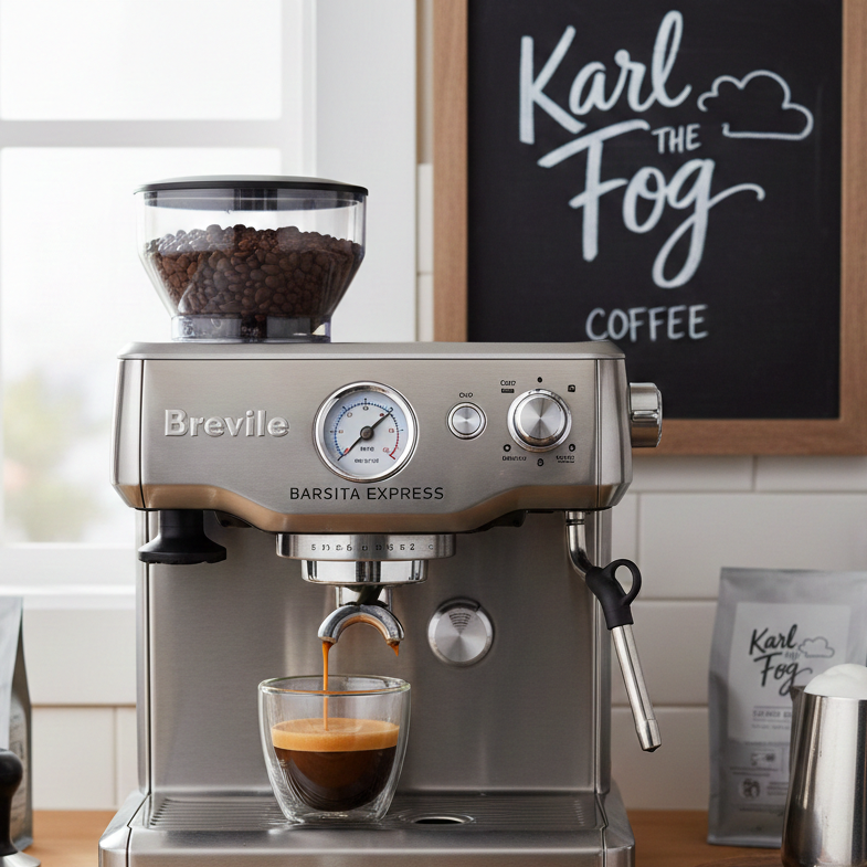 Karl The Fog Coffee with Breville
