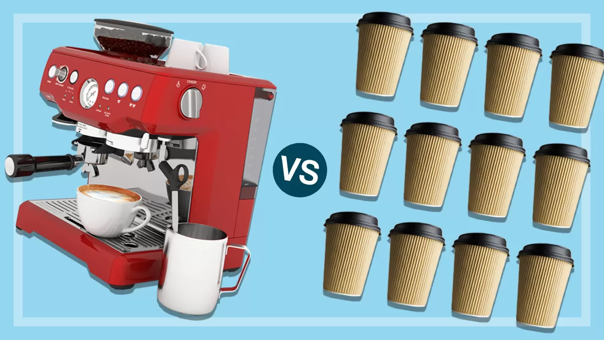 Coffee BREWING VS. BUYING